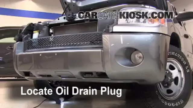 2007 Mitsubishi Raider LS 3.7L V6 Extended Cab Pickup Aceite Cambiar aceite y filtro de aceite